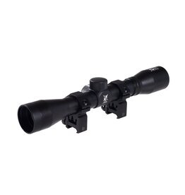 Delta Armory 4x32 rifle scope with 22 mm mounting rings - BK