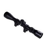 Delta Armory Mira telescópica 3-9x40 com anéis de montagem de 22 mm - BK