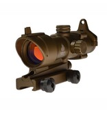 Guerilla Optics Tipo ACOG Mira de Ponto Vermelho/Verde