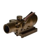Guerilla Optics Tipo ACOG Fibra óptica con punto rojo/verde