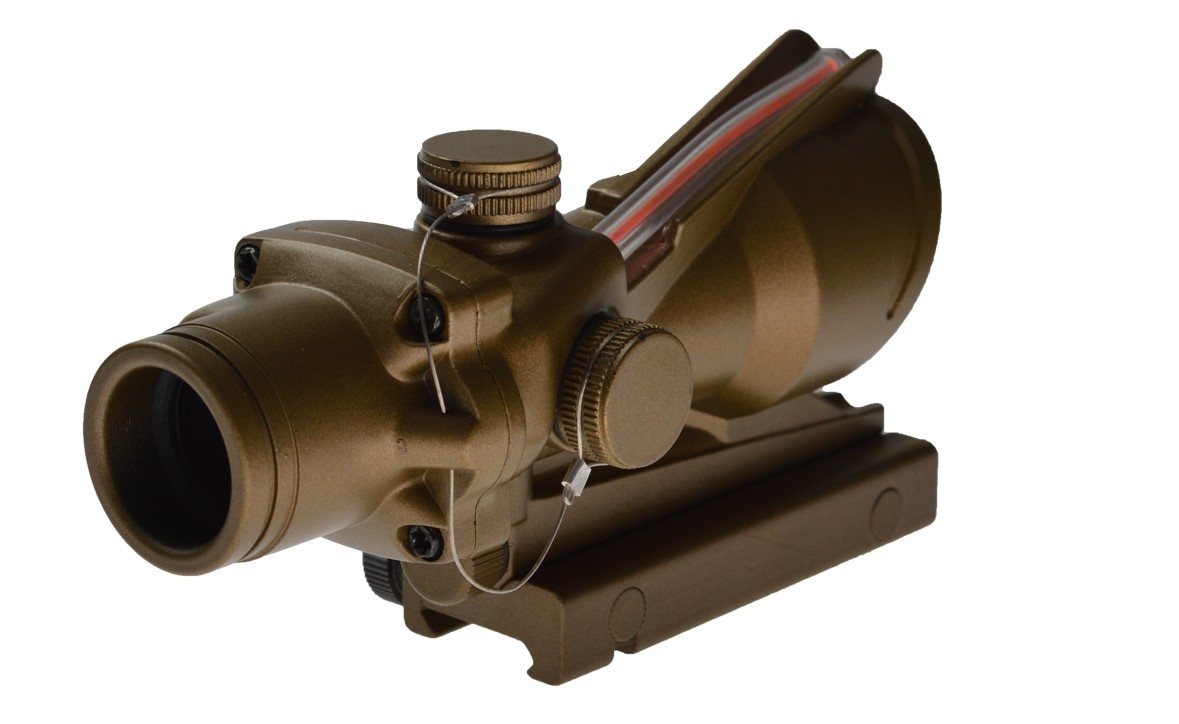 Guerilla Optics Type ACOG Red/Green Dot Sight Fiber Optic