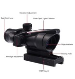 Guerilla Optics Typ ACOG Red/Green Dot Sight Fiber Optik