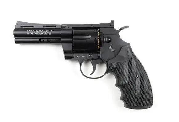 Cybergun Revólver Python .357 de Co2 de 4 pulgadas - 2,0 julios - BK