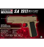 Swiss Arms SA1911 Tactical Co2 AirGun 4.5mm (.177) BB