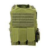 SixMM Gilet tattico AAV FSBE - Greenzone - Copia