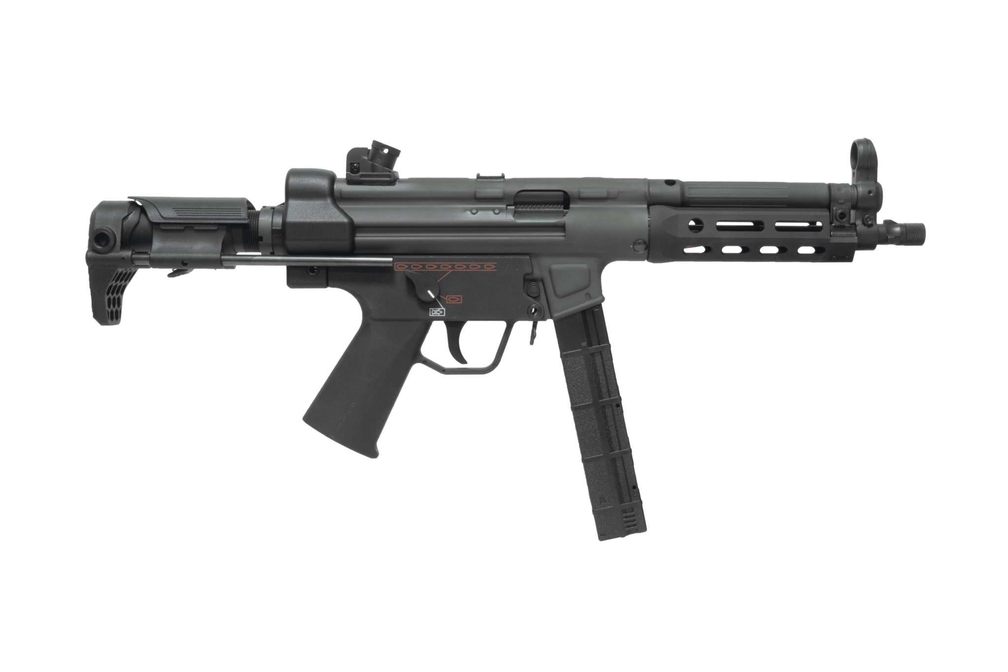 Bolt AirSoft MP5 SWAT MPD BRSS EBB 1,2 julios - BK