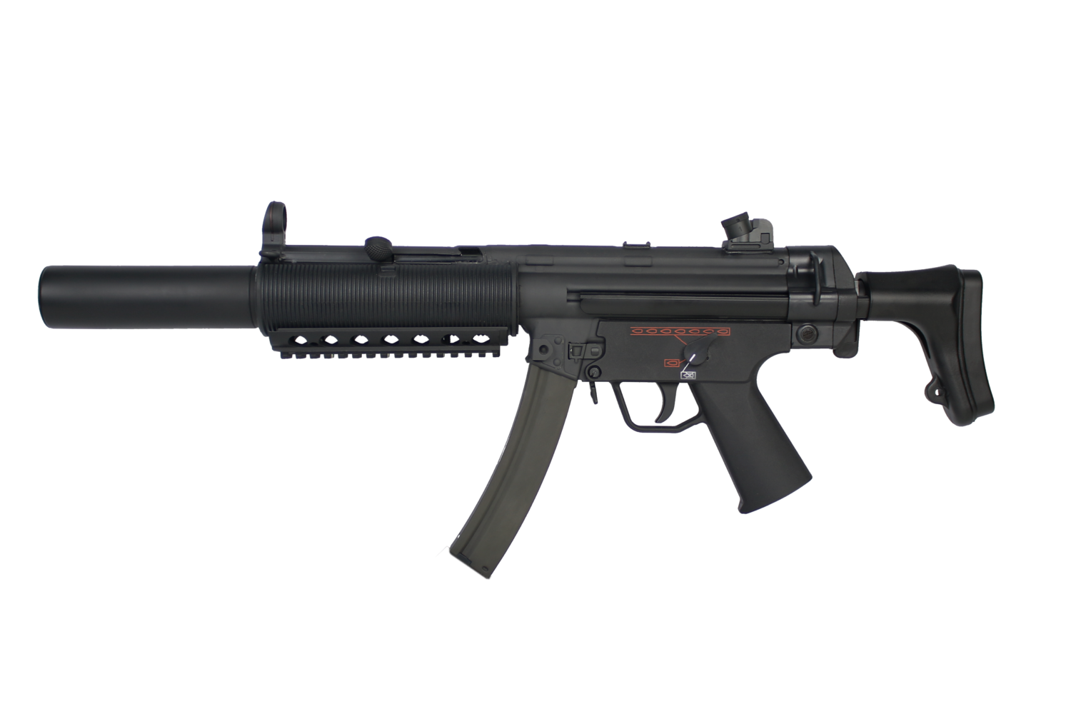 Bolt AirSoft MP5 SWAT SD6 Táctico BRSS EBB 1,2 julios - BK