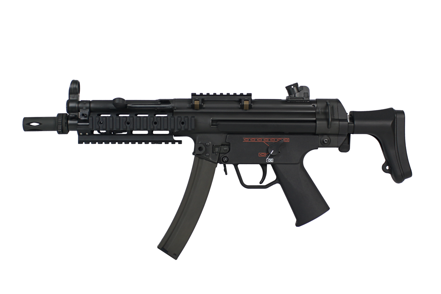 Bolt AirSoft MP5 SWAT Tático BRSS EBB 1.2 Joule - BK