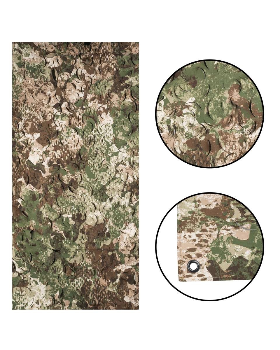 Mil-Tec Bâche de camouflage Laser Cut Phantomleaf WASP I - 1,5 x 3,0 mètres
