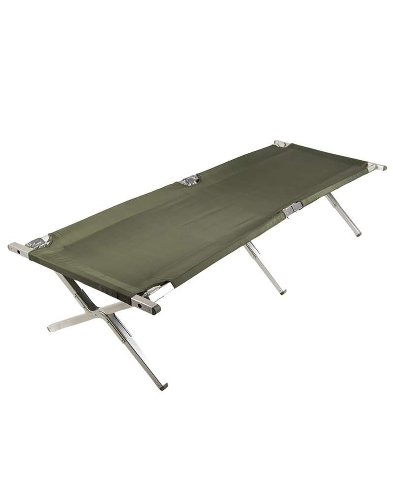 Mil-Tec Cama de acampamento tipo US com estrutura de alumínio - 210 x 70 cm