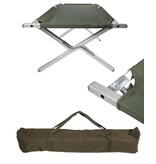 Mil-Tec Cama de acampamento tipo US com estrutura de alumínio - 210 x 70 cm