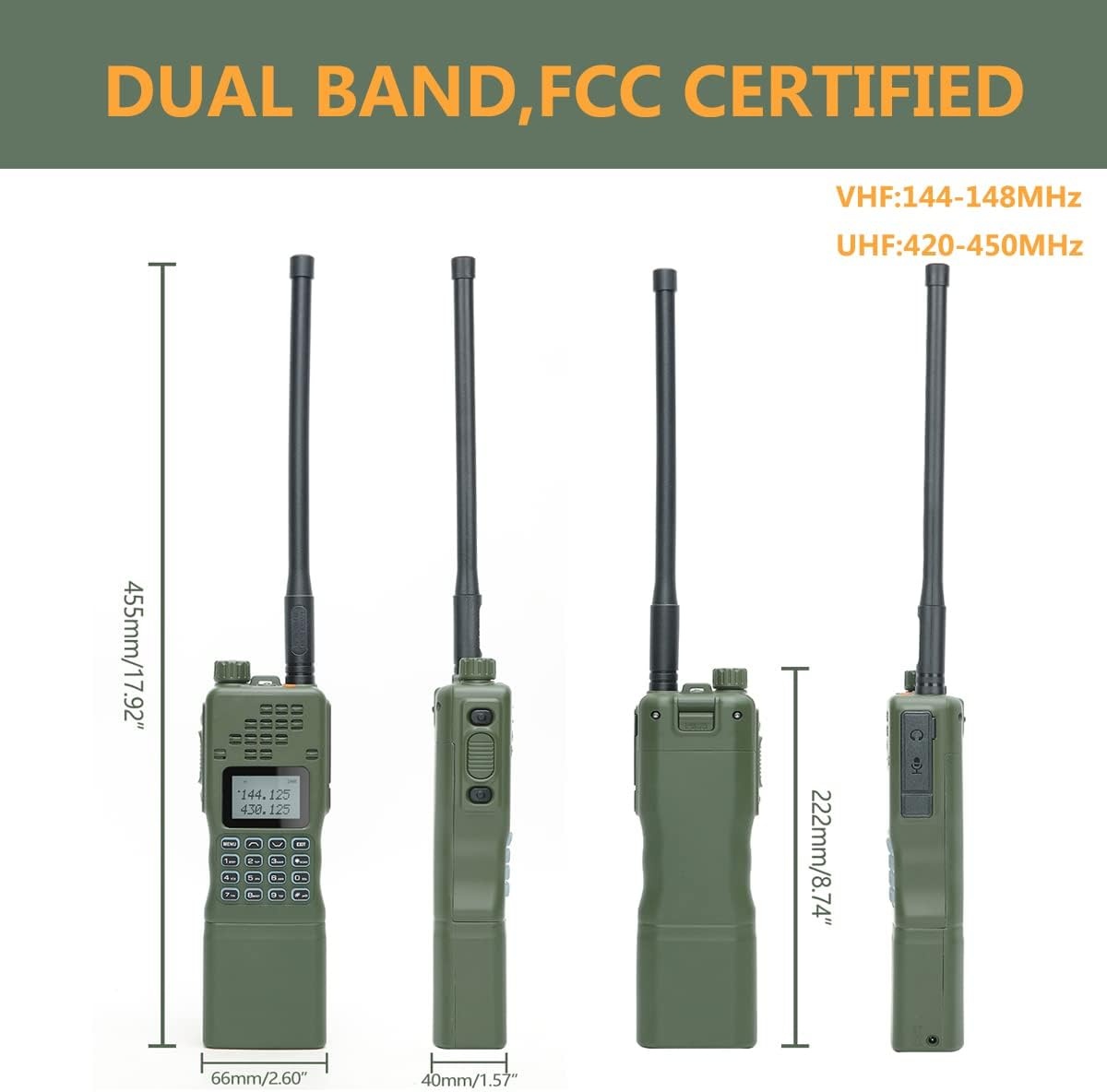 Baofeng Dualband AR-152 Long Range Militär Funkgerät