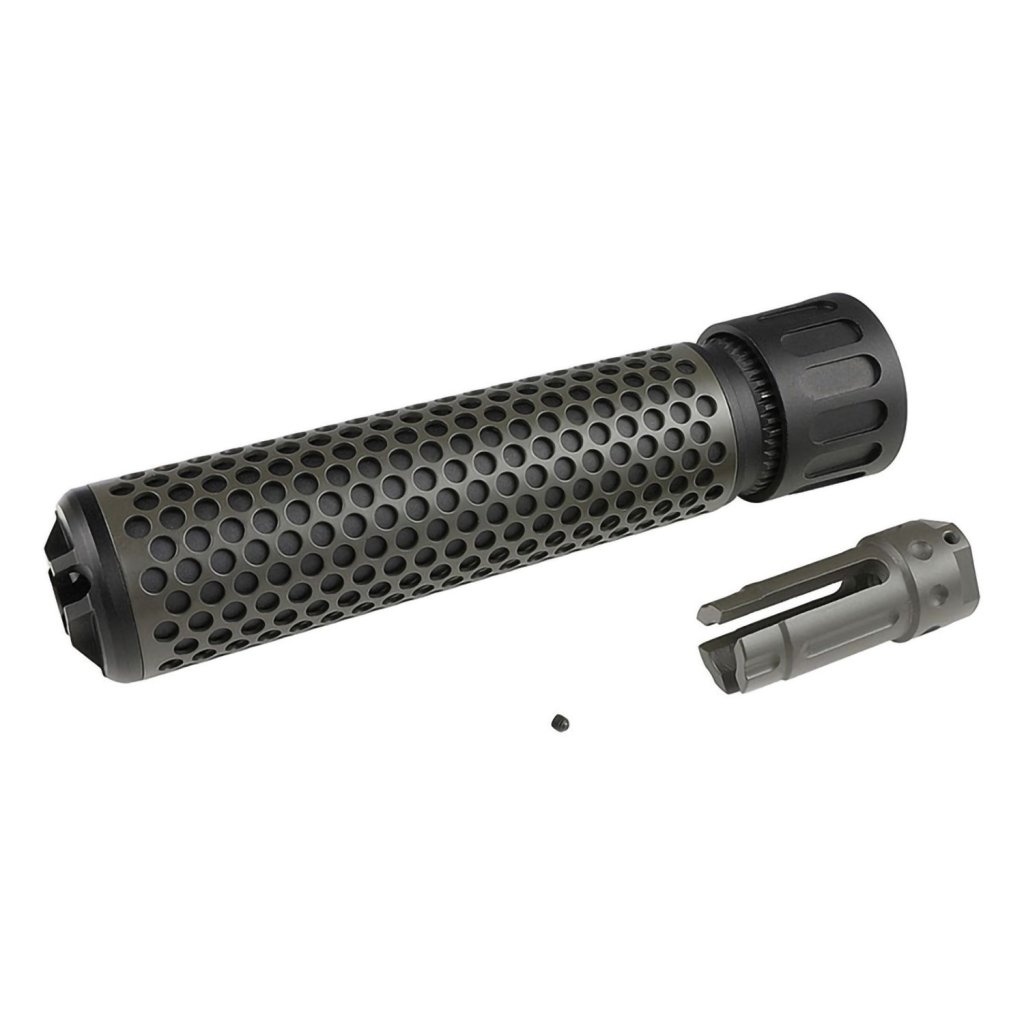 Cyma Replica silenziatore KAC QD con flashider - BK