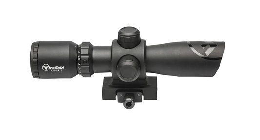 Firefield Barrage 1.5-5x32 rifle scope with Mil-Dot illuminated reticle