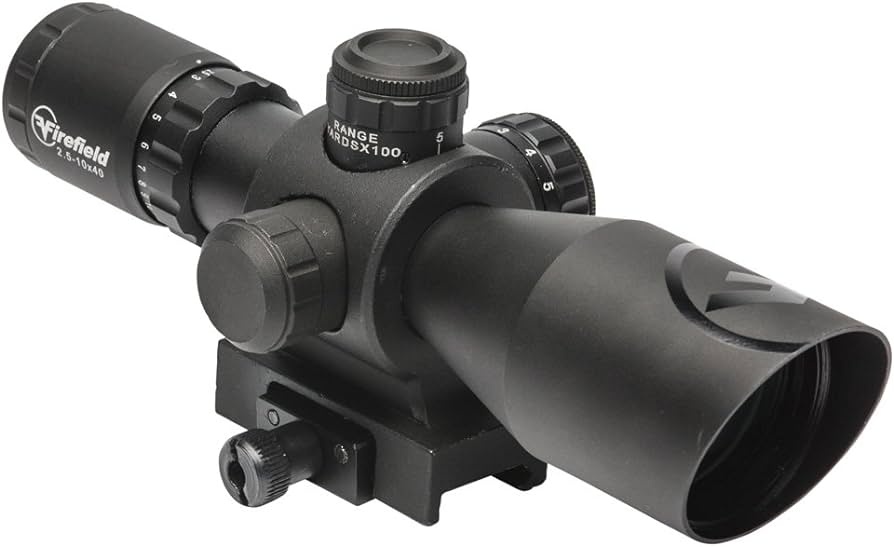 Firefield Barrage 1.5-5x32 rifle scope with Mil-Dot illuminated reticle