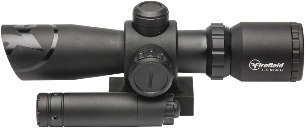 Firefield Rifle scope Barrage 1.5-5x32 with red laser