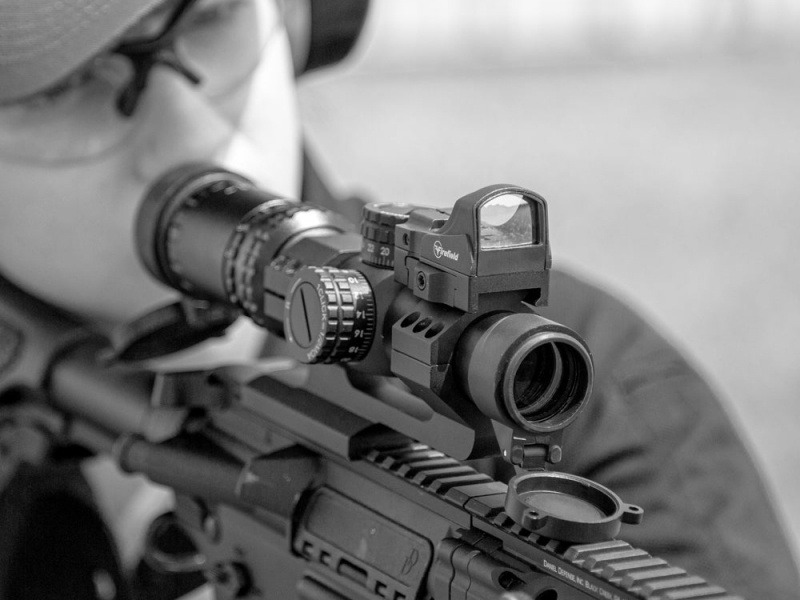 Firefield Visor de rifle RapidStrike 1-4x24 SFP kit con mira réflex
