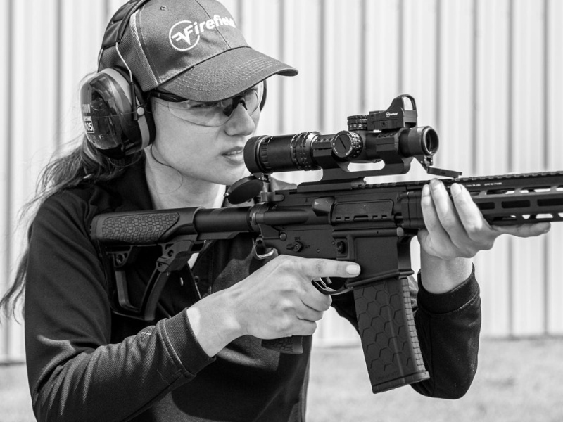 Firefield Visor de rifle RapidStrike 1-4x24 SFP kit con mira réflex
