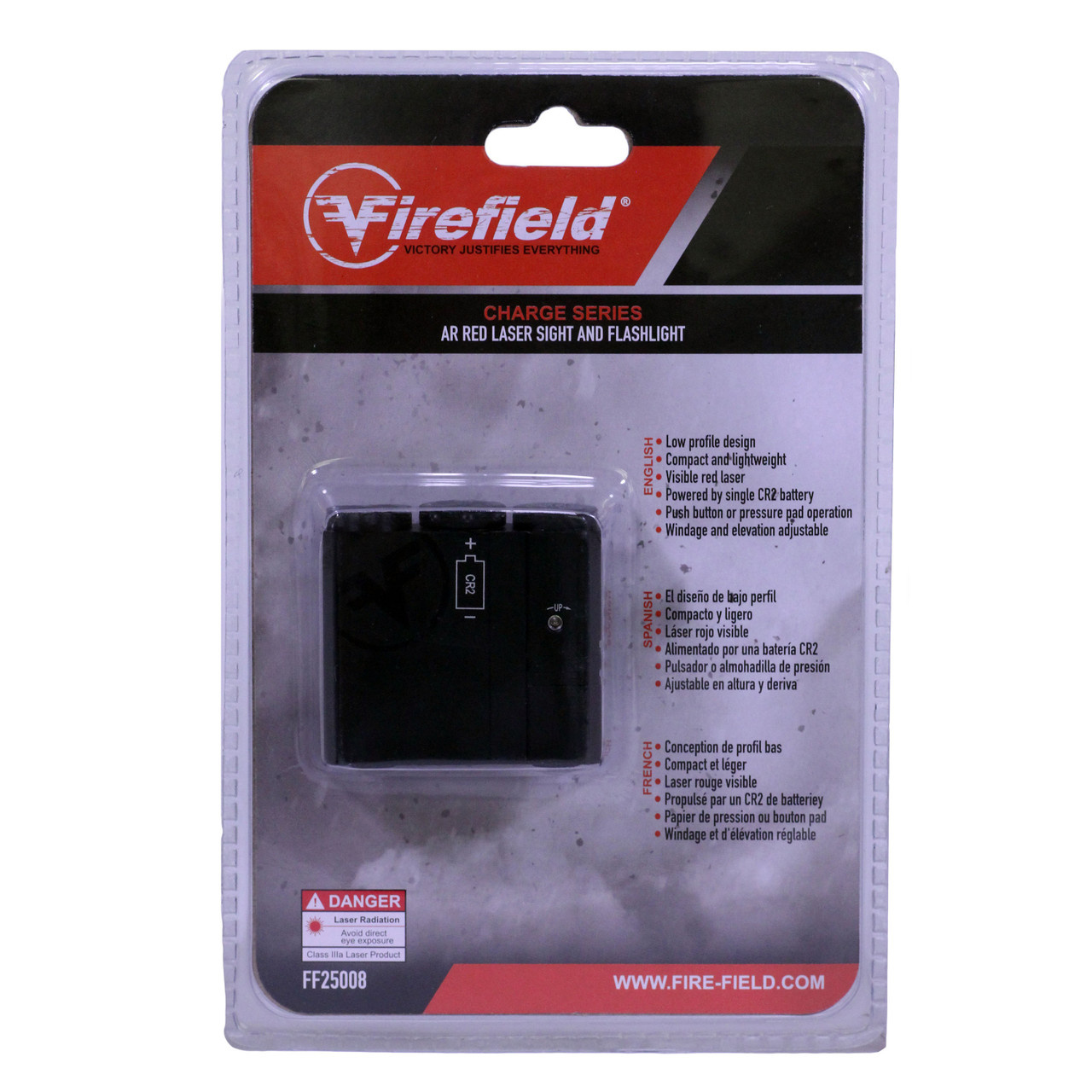 Firefield Combo lampe/laser Charge AR - laser vert