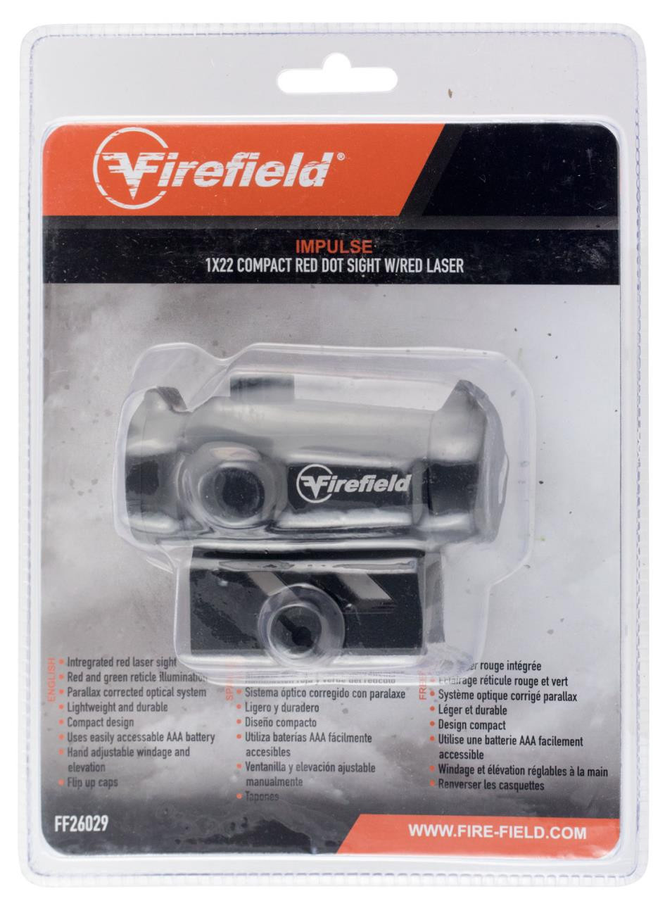 Firefield Viseur compact à points rouge/vert 1x22 avec laser rouge