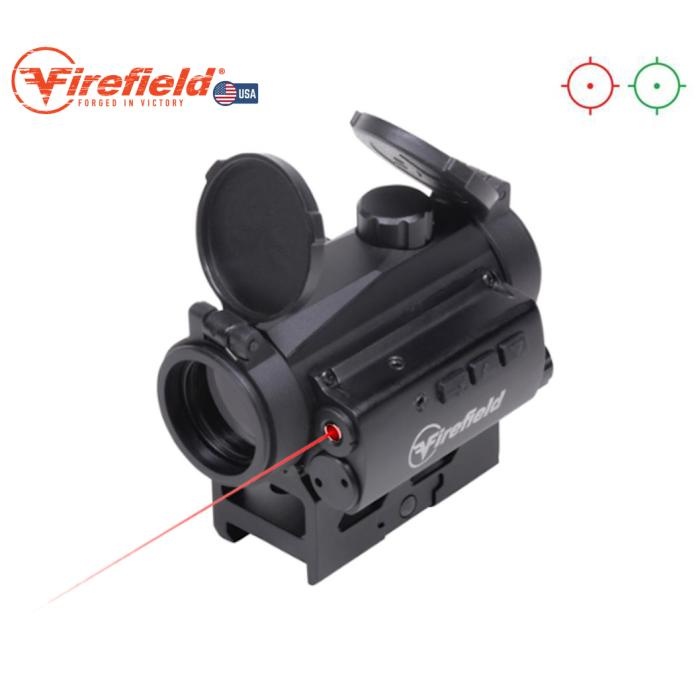 Firefield 1x22 Compact Red/Green Dot Sight with red laser