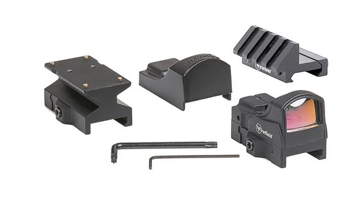 Firefield Visière Impact Mini Reflex avec kit de montage à 45 degrés