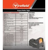 Firefield Wizjer Impact Mini Reflex z zestawem montażowym 45 stopni