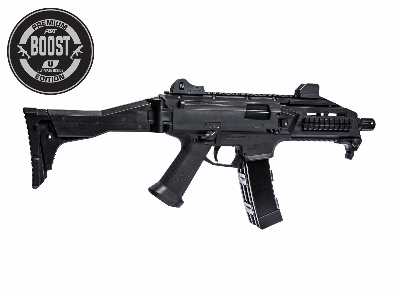 ASG CZ Scorpion EVO 3 A1 Ultimate BOOST M115 AEG 1,40 Joules - BK