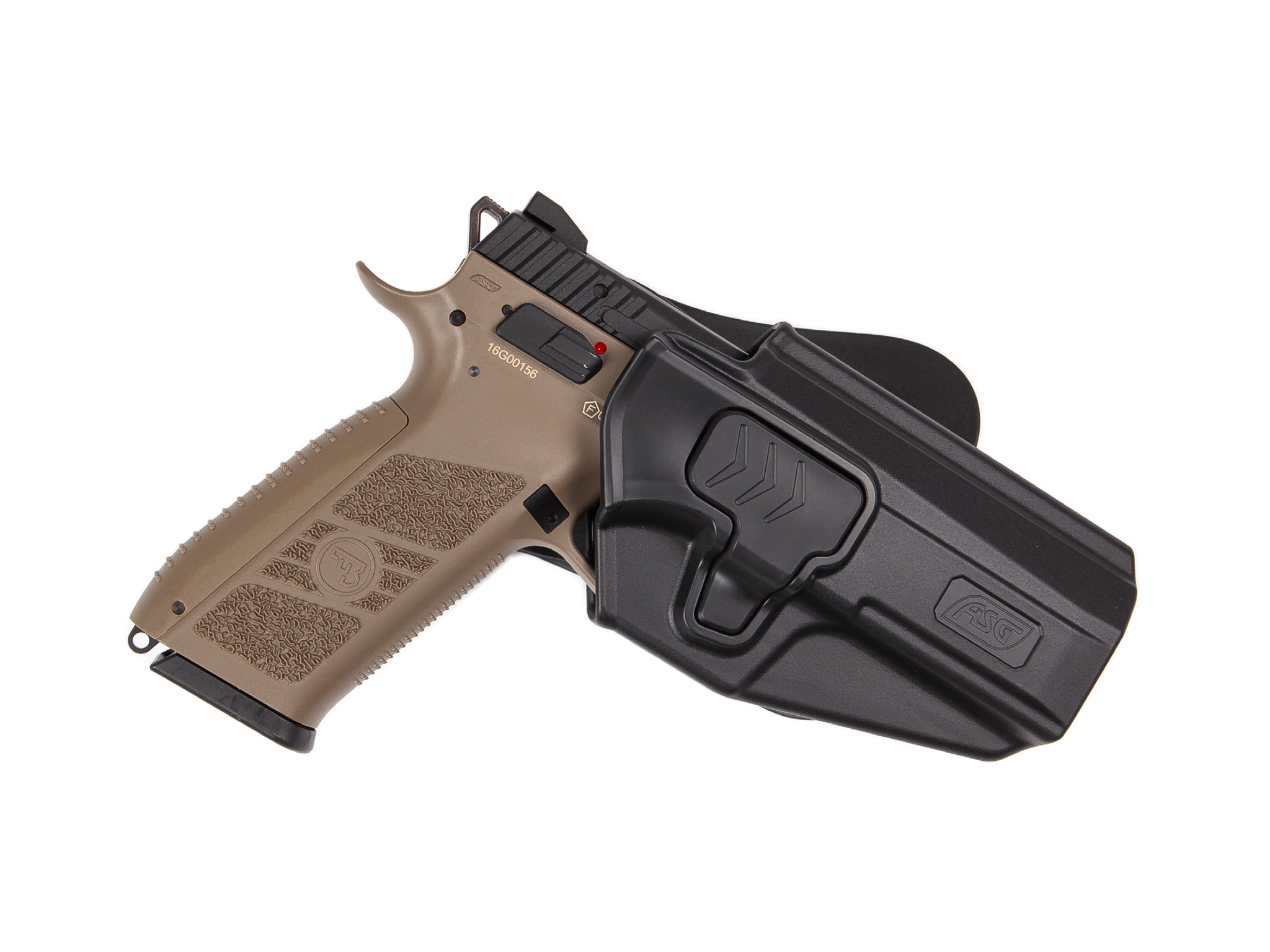 ASG Paddle Holster CZ P-07, P-09, P-09 OR, CZ75 and SP-01 Shadow- BK
