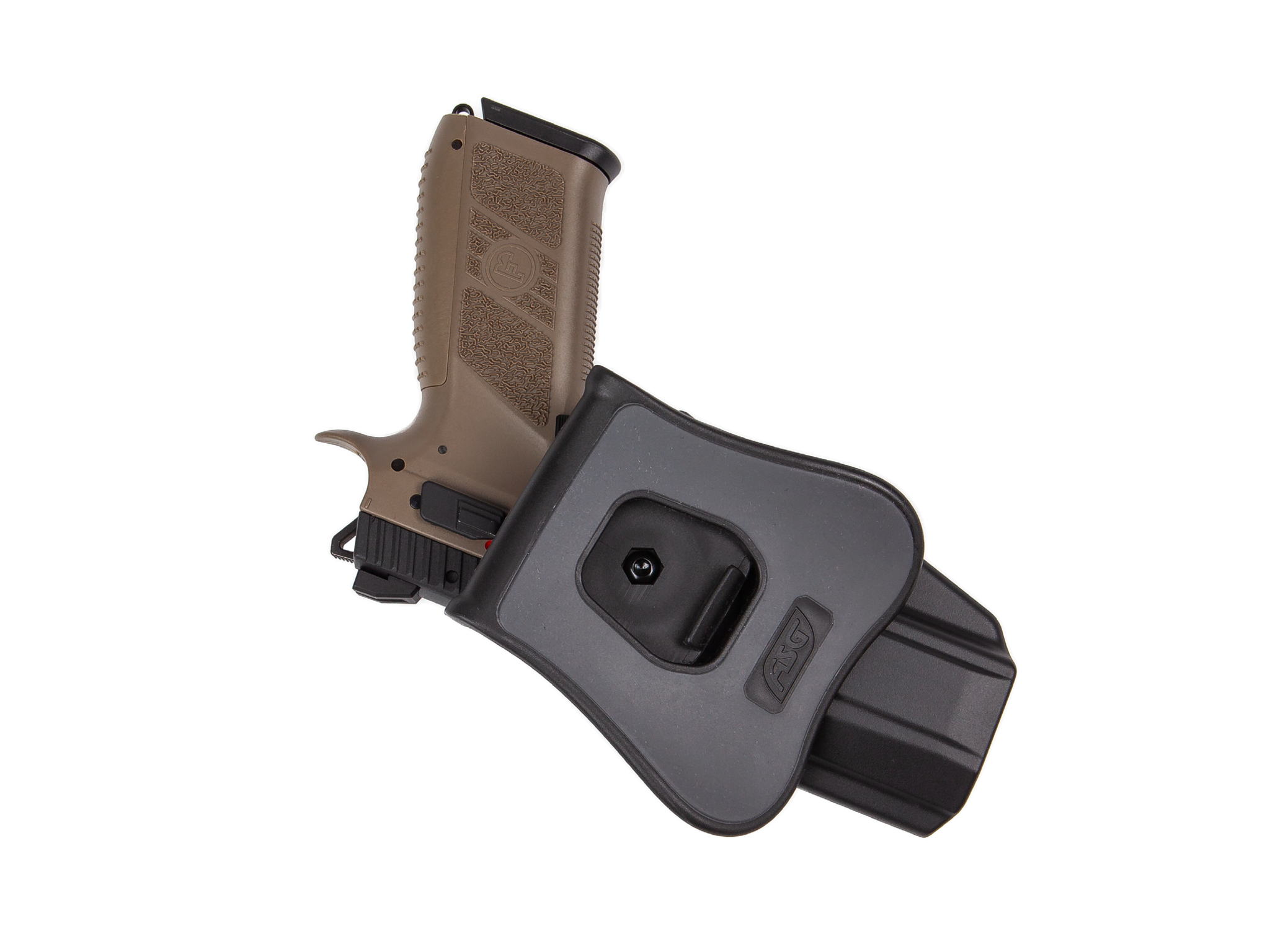 ASG Paddle Holster CZ P-07, P-09, P-09 OR, CZ75 and SP-01 Shadow- BK