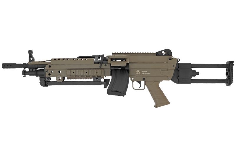 Cybergun FN Herstal M249 Para AEG ET avec déclencheur électronique et MosFet