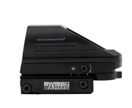 Swiss Arms Viseur à points rouge/vert 1x22x33 avec support à queue d'aronde pour pistolet à air comprimé de 11 mm