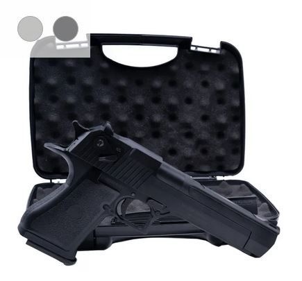 Cybergun HFC Desert Eagle .50AE GBB ABS Edition com estojo de arma