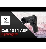 Cybergun Colt 1911 RTP Mosfet AEP-BK