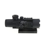 JJ Airsoft 4x32 rifle scope Mil-Dot illuminated with 3 rails