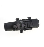 JJ Airsoft 4x32 rifle scope Mil-Dot illuminated with 3 rails