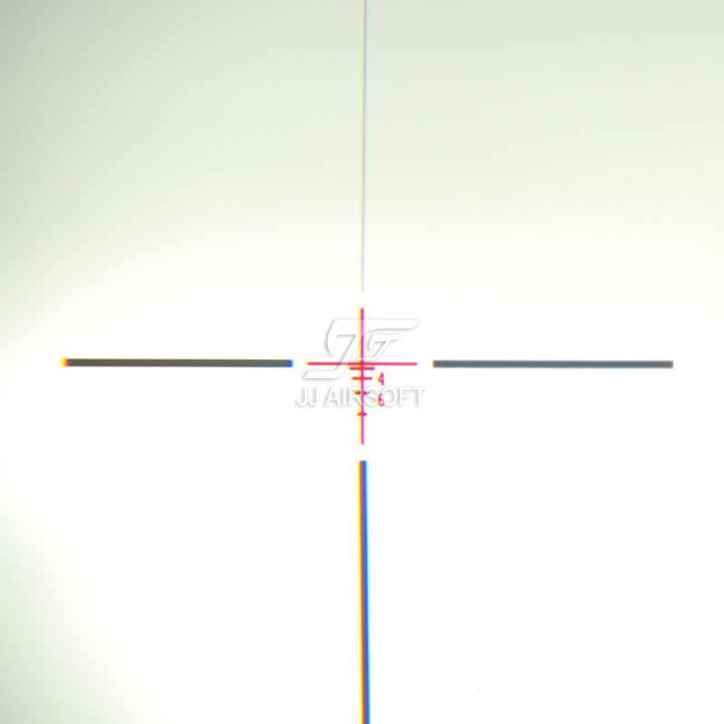 JJ Airsoft Cannocchiale 4x32 Mil-Dot illuminato con 3 binari