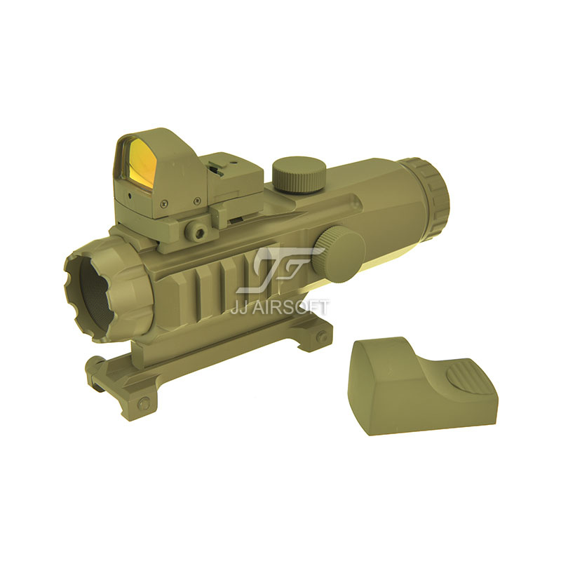 JJ Airsoft  Cannocchiale da puntamento 3×24 LPHM Mark 4 con Mini Red Dot