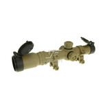 JJ Airsoft Cannocchiale da puntamento 1-4x24E CQB Mil-Dot illuminato