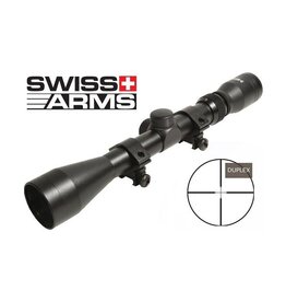 Swiss Arms Lunette de visée 3-9x40 Mil-Dot