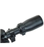 Swiss Arms Mira telescópica 3-9x40 com retículo iluminado azul