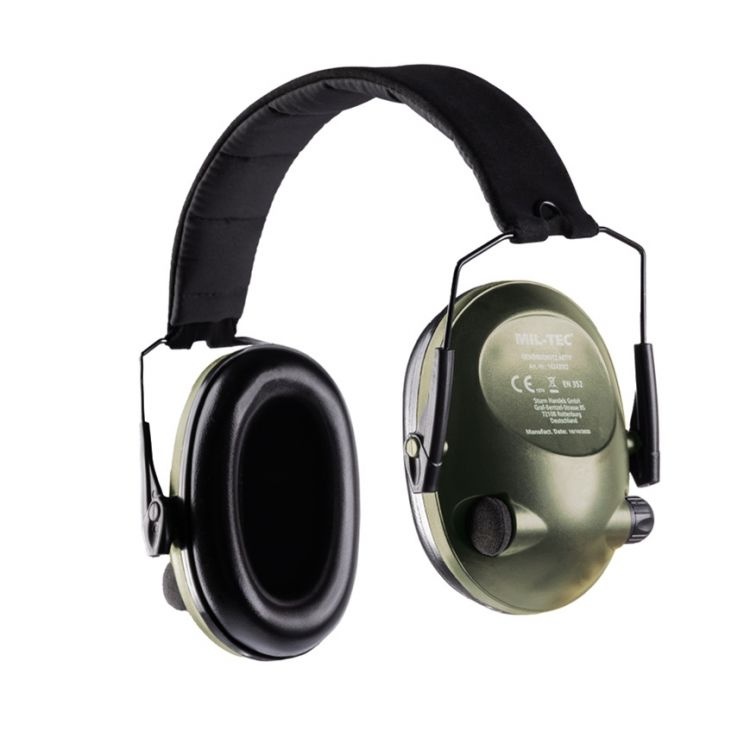 Mil-Tec active hearing protection - SNR 25.0 dB - OD