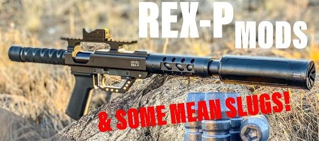 Evanix Pistola Rex-P Underlever Big Bore PCP cal. 12,7 mm/.50