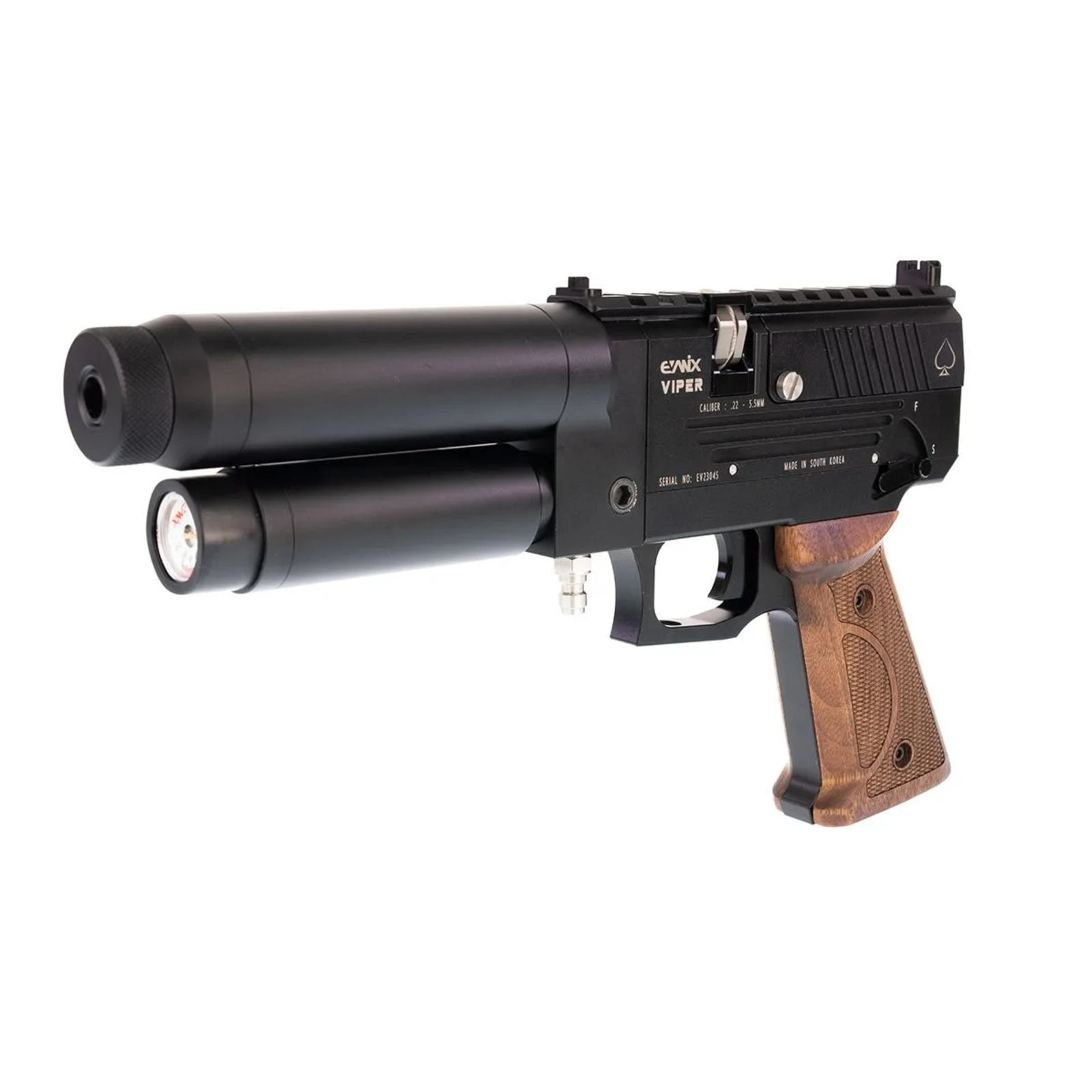 Evanix Pistola de ar semiautomática Viper PCP