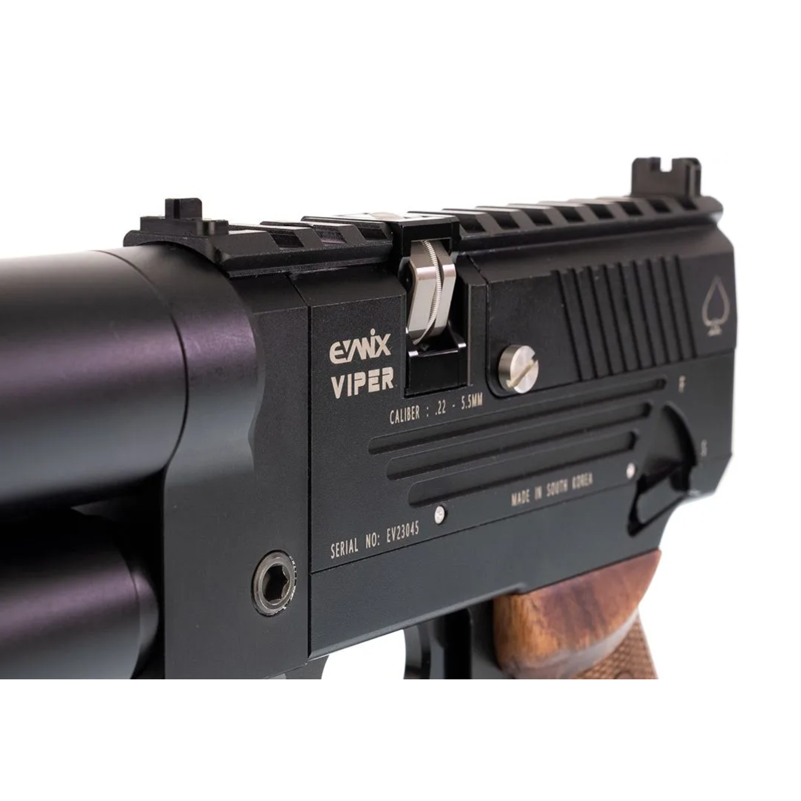 Evanix Pistola de aire semiautomática Viper PCP
