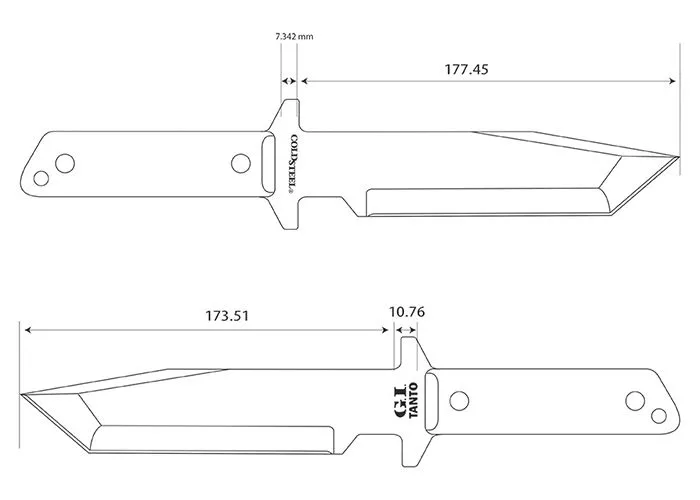 Cold Steel Survival knife GI Tanto