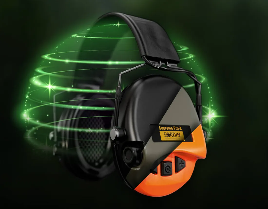 Sordin Supreme Pro-X Slim active hearing protection