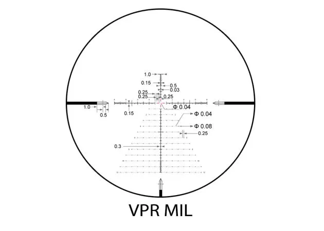 Arken Optics Lunette de visée EP5 5-25x56 VPR MIL