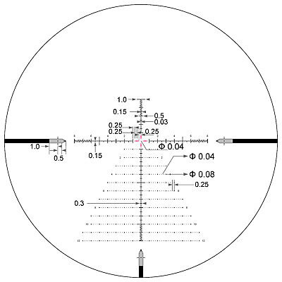 Arken Optics Lunette de visée SH4 GEN2 6-24x50 VPR MIL