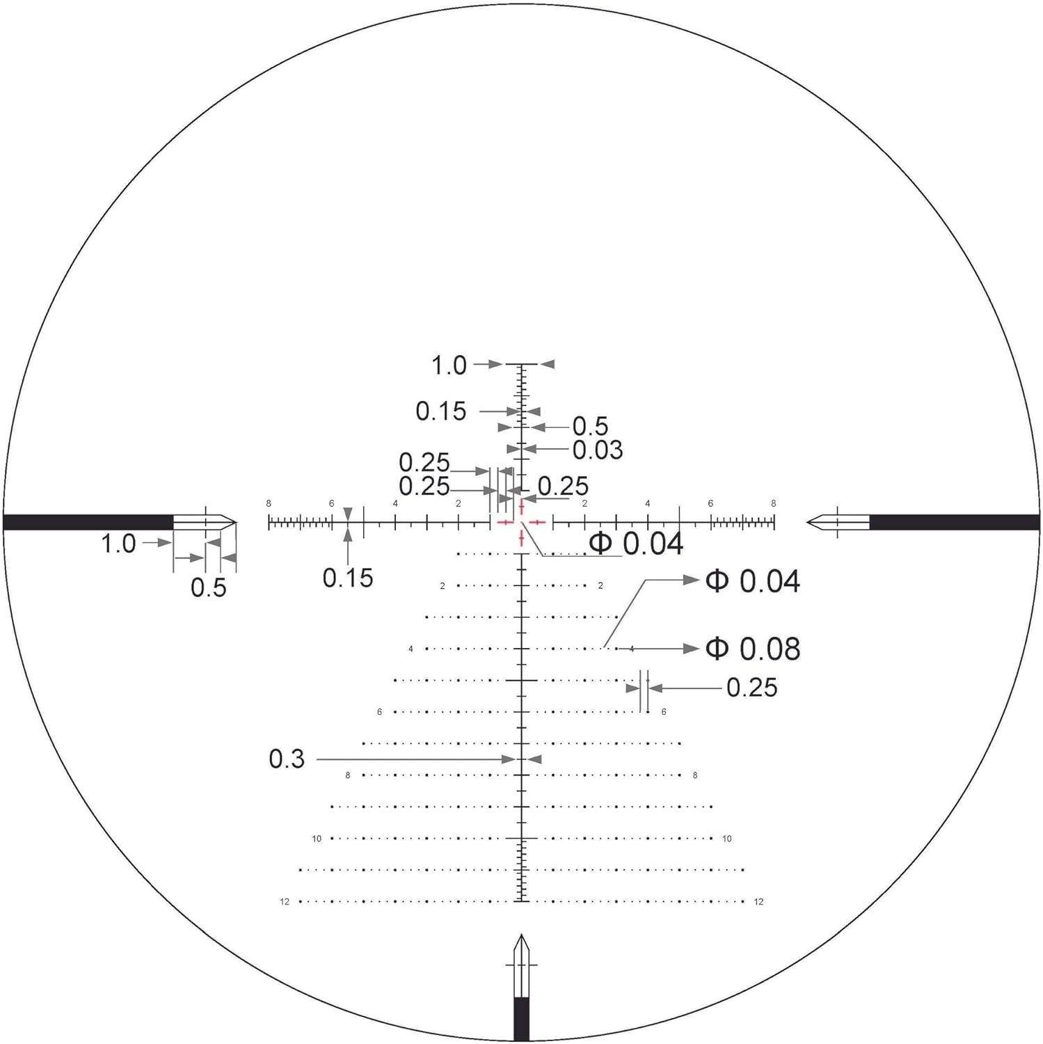 Arken Optics Cannocchiale da puntamento SH4 GEN2 4-16x50 VPR MIL